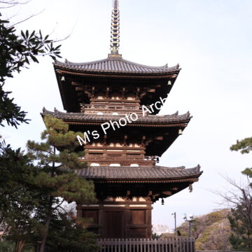 旧燈明寺三重塔